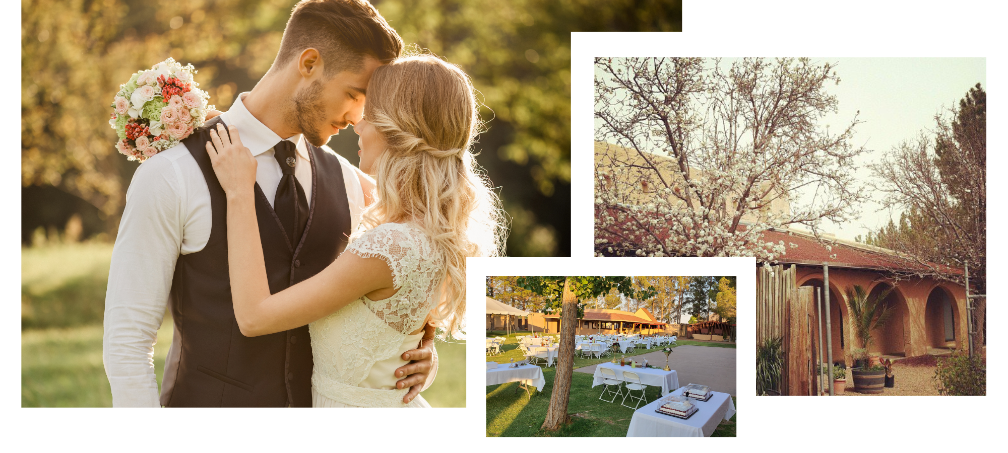 Wedding photo collage 